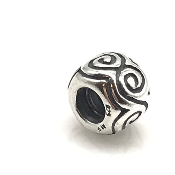 Pandora Retired Swirls Charm - Picture 2 of 4